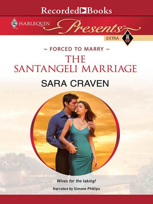 Title details for The Santangeli Marriage by Sara Craven - Wait list